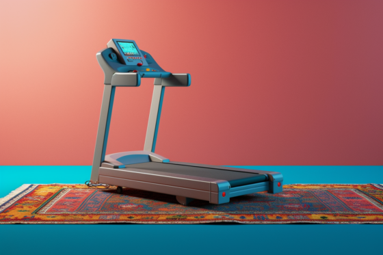 Does a walking treadmill burn your carpet?